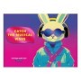 Тетрадь для нот 16л., А4, на скрепке BG Musical animals, выборочный УФ-лак, (гориз.)