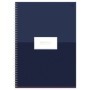Тетрадь 80л., А4, клетка, на гребне BG Minimal, глянцевая ламинация, тиснение фольгой