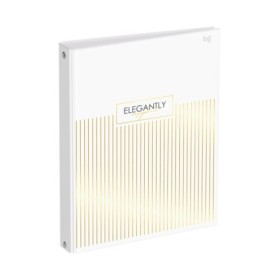 Тетрадь на кольцах А5, 120л., BG Minimal, глянцевая ламинация, тиснение фольгой