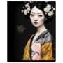 Тетрадь 48л., А5, клетка BG Golden fantasy, матовая ламинация, тиснение фольгой