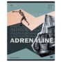 Тетрадь 96л., А5, клетка BG Adrenalin, soft-touch ламинация