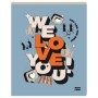 Тетрадь 96л., А5, клетка BG With love, эконом