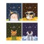 Тетрадь 48л., А5, клетка Greenwich Line Cute fantasy, софт-тач ламинация, фактурное тиснение, конгрев, 70г/м2