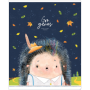 Тетрадь 48л., А5, клетка Greenwich Line Cute fantasy, софт-тач ламинация, фактурное тиснение, конгрев, 70г/м2