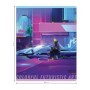 Тетрадь 48л., А5, клетка Greenwich Line Colorful futuristic art, глянцевая ламинация, 70г/м2