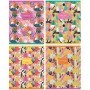 Тетрадь 48л., А5, клетка Greenwich Line Floral Kraft, глянцевая ламинация, 70г/м2