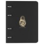 Тетрадь на кольцах А5, 80л. ЛАЙТ, кожзам, Greenwich Line Matryoshka, тон. блок