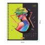 Тетрадь 48л., А5, клетка на гребне ArtSpace Рисунки. Neon future, эконом