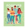 Тетрадь 96л., А5, клетка ArtSpace Стиль. Forever young