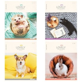 Тетрадь 96л., А5, клетка ArtSpace Питомцы. You lovely