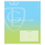 Тетрадь 12л., клетка Greenwich Line Gradient, 80г/м2