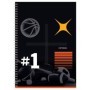 Тетрадь 96л., А4, клетка, на гребне BG Sport format, soft-touch ламинация