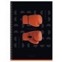 Тетрадь 96л., А4, клетка, на гребне BG Sport format, soft-touch ламинация