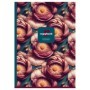Тетрадь 96л., А4, клетка, на гребне BG Flower story, глянцевая ламинация