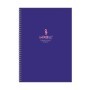 Тетрадь 80л., А4, клетка, на гребне BG Wonderful, матовая ламинация, тиснение фольгой