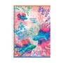 Тетрадь 80л., А4, клетка, на гребне BG Colorful world, матовая ламинация, выб. лак