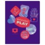 Тетрадь 96л., А5, линия BG Stickers, тиснение голографической фольгой