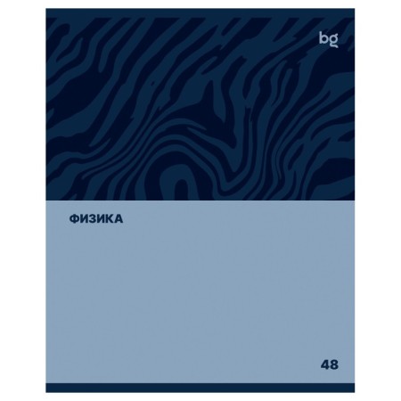 Тетрадь предметная 48л. BG Single colour - Физика, эконом