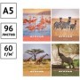 Тетрадь 96л., А5, клетка ArtSpace Животные. Nature of Africa, суперэконом