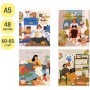 Тетрадь 48л., А5, клетка ArtSpace Рисунки. Уют