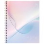 Тетрадь 96л., А5, клетка на гребне BG Облака нежности, soft-touch ламинация