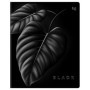 Тетрадь 80л., А5, клетка BG Just Black, soft-touch ламинация, выб.лак