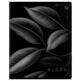 Тетрадь 80л., А5, клетка BG Just Black, soft-touch ламинация, выб.лак