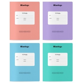 Тетрадь 24л., клетка Berlingo Instinct, 80р/м2, ассорти