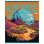 Тетрадь 48л., А5, клетка BG Космос зовет, глянцевая ламинация