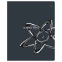 Тетрадь 48л., А5, клетка BG Chrome, металлизированный пантон