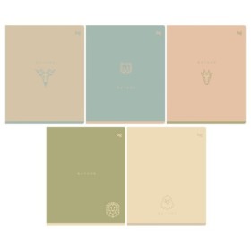 Тетрадь 48л., А5, клетка BG Nature, soft-touch ламинация