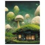 Тетрадь 60л., А5, клетка BG Mystery, глянцевая ламинация