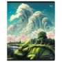 Тетрадь 60л., А5, клетка BG Mystery, глянцевая ламинация