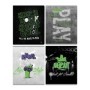 Тетрадь 60л., А5, клетка BG Urban art, неоновый пантон