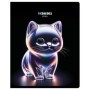 Тетрадь 48л., А5, клетка BG Glow, тиснение фольгой