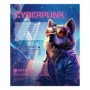 Тетрадь 12л., клетка BG Cyberpunk, выб.лак
