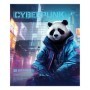 Тетрадь 12л., клетка BG Cyberpunk, выб.лак