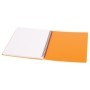 Тетрадь 48л., А5, клетка на гребне BG Neon, пластиковая обложка, оранжевая