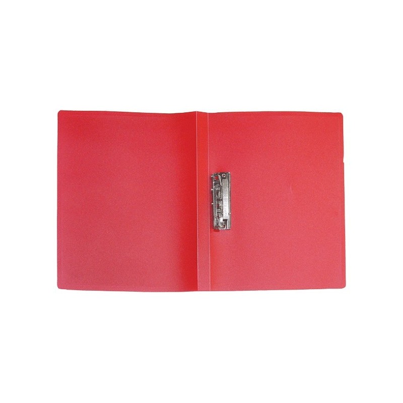 Папка с прижимом, цвет красный,  0,55 мм