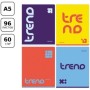 Тетрадь 96л., А5, клетка BG Monocolor. Trend