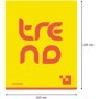 Тетрадь 96л., А5, клетка BG Monocolor. Trend