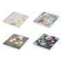 Тетрадь 80л., А5, клетка на гребне BG Flower gallery, глянцевая ламинация, твердая обложка