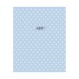 Тетрадь 80л., А5, клетка BG Blue and silver, тиснение фольгой