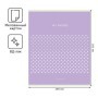 Тетрадь 60л., А5, клетка BG Silver pattern, тиснение фольгой