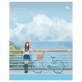 Тетрадь 48л., А5, клетка BG View, soft-touch ламинация