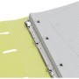 Тетрадь на кольцах А5, 120л., BG Neon, пластиковая обложка, желтый, с резинкой