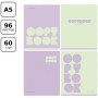 Тетрадь 96л., А5, клетка BG Monocolor. Combination