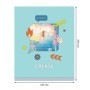 Тетрадь 40л., А5, линия BG Happy summer, матовая ламинация