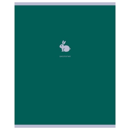Тетрадь предметная 48л. BG Monocolor. Element - Биология, ламинация soft-touch, выб. лак, 70г/м2