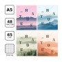 Тетрадь 48л., А5, клетка BG Foggy dawn, матовая ламинация